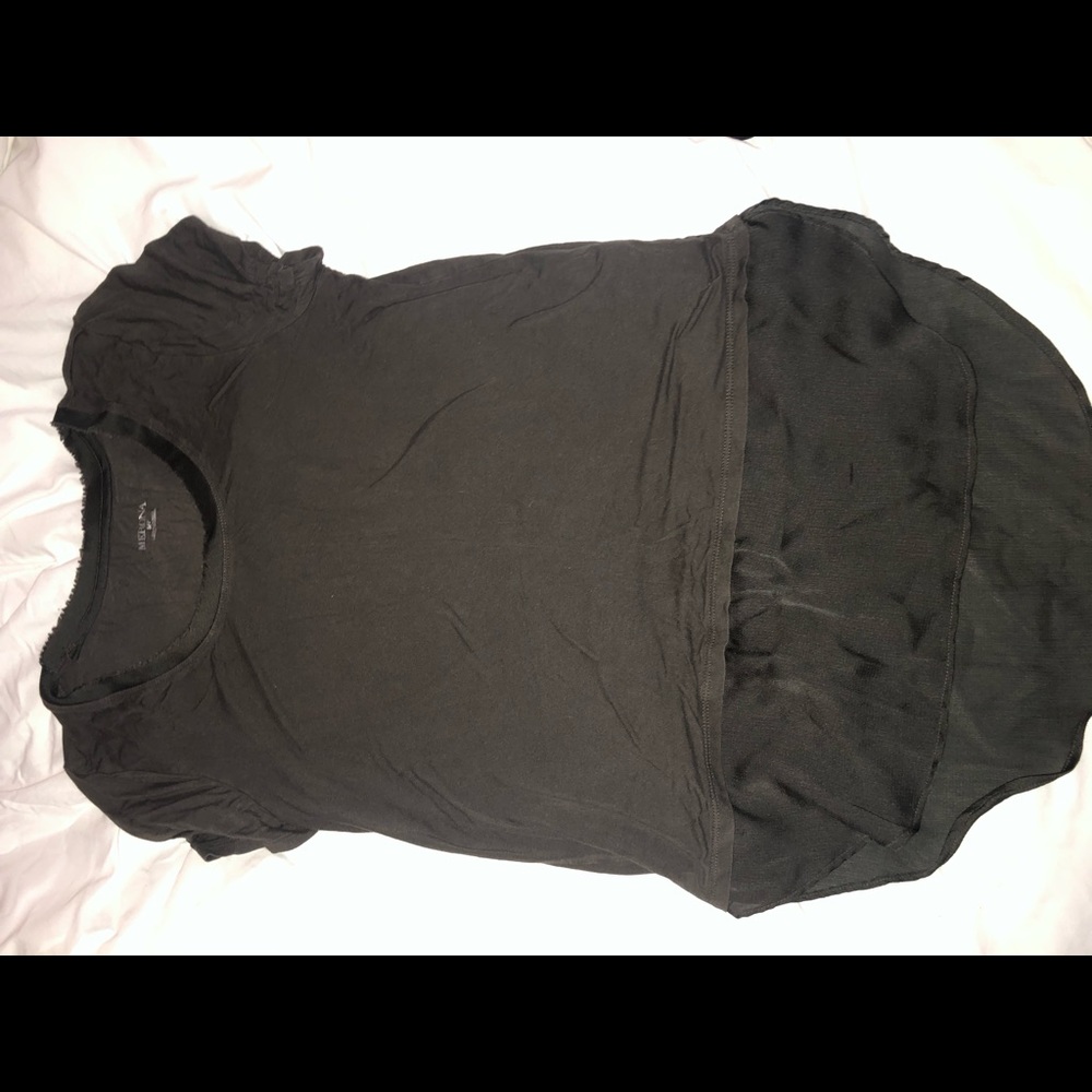 high-low tee